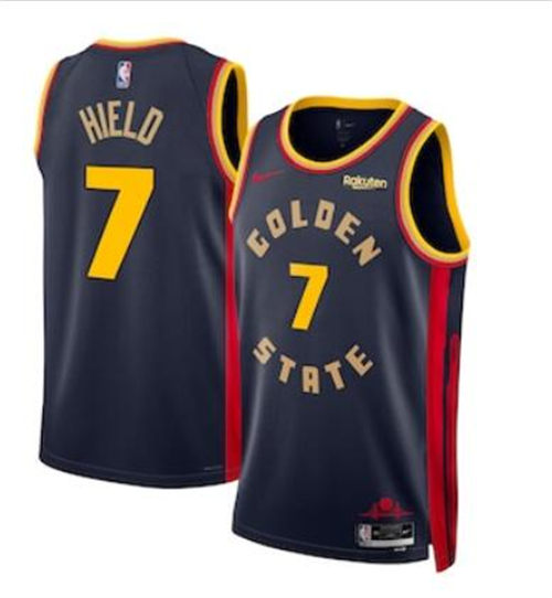 Mens Golden State Warriors #7 Buddy Hield Nike Navy 2024-25 City Edition Swingman Jersey