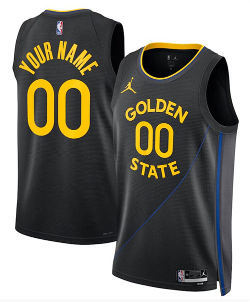 Golden State Warriors Custom 2025-26 Black Statement Edition Swingman Jersey