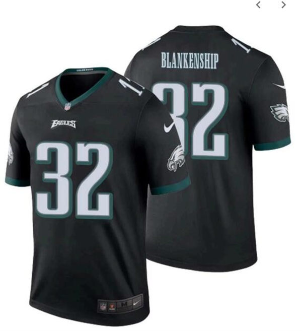 Mens Philadelphia Eagles #32 Reed Blankenship Nike Black Vapor Limited Jersey