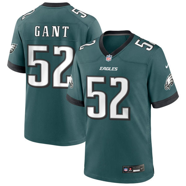 Youth Philadelphia Eagles #52 Dallas Gant Nike Midnight Green Team Color Limited Jersey