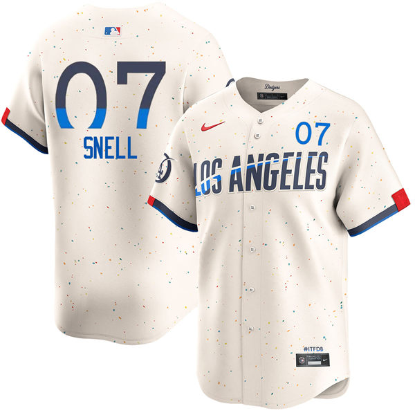 Youth Los Angeles Dodgers #7 Blake Snell Cream City Connect Limited Player Jersey