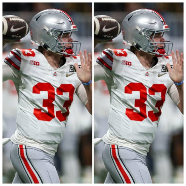 Mens Ohio State Buckeyes #33 Devin Brown White Diamonds HERITAGE STRIPES Football Game Jersey