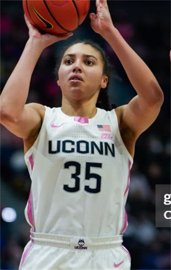 Unisex UConn Huskies #35 Azzi Fudd 2025 White Pink Mother's day Womens Basketball Jersey