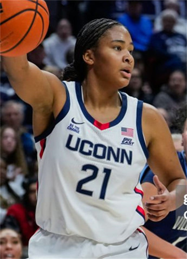 Unisex UConn Huskies #21 Sarah Strong 2025 White Basketball Game Jersey