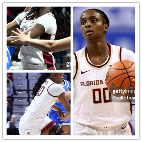 Unisex Florida State Seminoles Custom White women's basketball Game Jersey