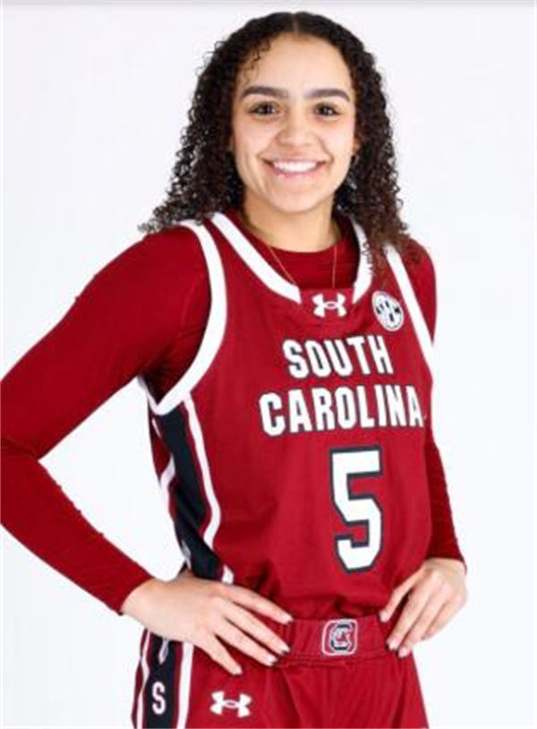 Unisex South Carolina Gamecocks #5 Tessa Johnson Garnet College Women's Basketball Game Jersey