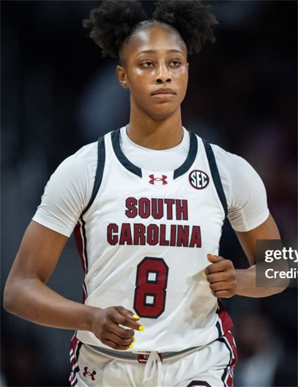 Unisex South Carolina Gamecocks #8 Joyce Edwards White College Women's Basketball Game Jersey