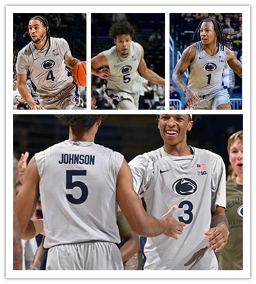 Mens Youth Penn State Nittany Lions Custom Nike 2025 Grey Baseball Jersey
