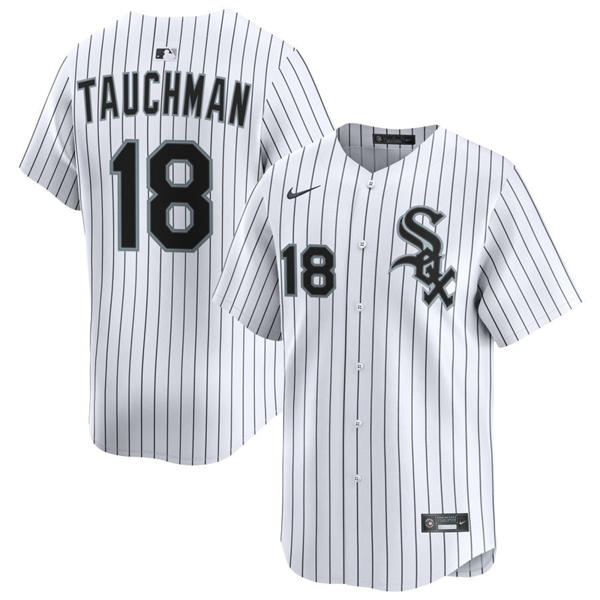 Mens Chicago White Sox #18 Mike Tauchman Nike White Home  Limited Jersey
