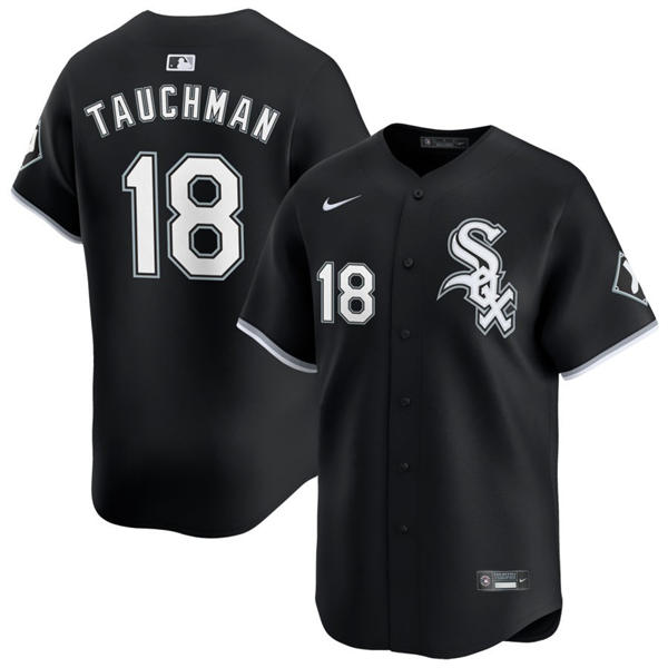 Mens Chicago White Sox #18 Mike Tauchman Nike Black Alternate  Limited Jersey