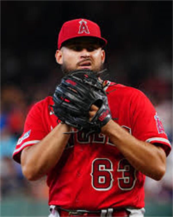 Mens Los Angeles Angels #63 Chase Silseth Nike Scarlet Alternate Limited Jersey
