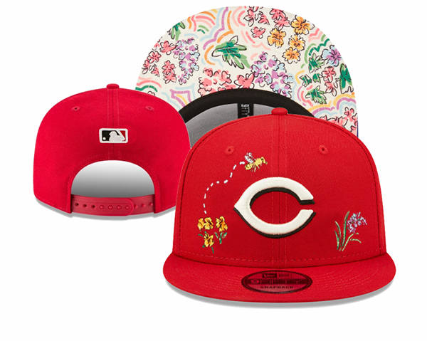 Embroidered MLB Cincinnati Reds Red Snapback Hat YD20624