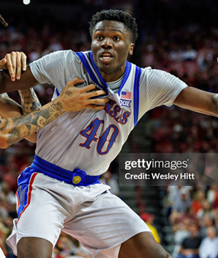 Kansas Jayhawks #40 Flory Bidunga 2025 Gray College Basketball Game Jersey