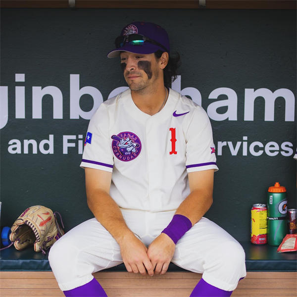 Men's Youth TCU Horned Frogs Custom Nike 2025 Cream College Baseball Jersey