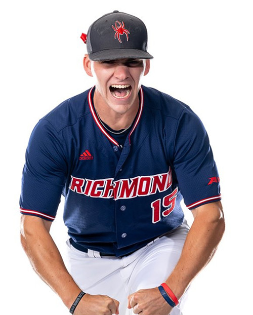 Mens Youth Richmond Spiders Custom 2025 Navy College Baseball Game Jersey