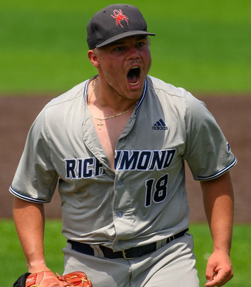 Mens Youth Richmond Spiders Custom 2025 Gray College Baseball Game Jersey