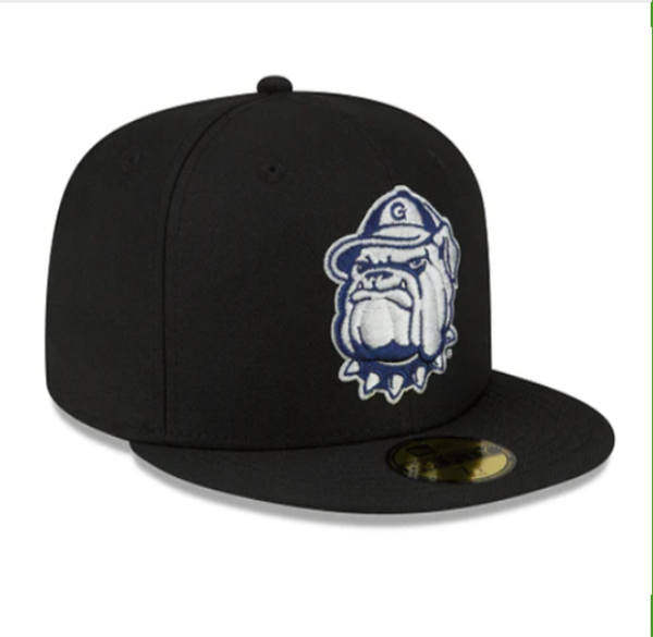 NCAA Georgetown Hoyas Black Primary Logo Snapback Cap GS25032021