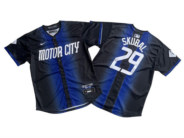 Women's Detroit Tigers #29 Tarik Skubal Nike Navy City Connect Limited Jersey
