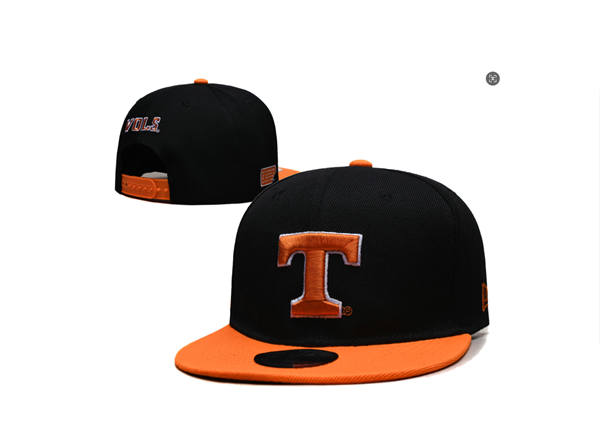 NCAA Tennessee Volunteers Black Orange Two-tone Snapback Cap GS2503203