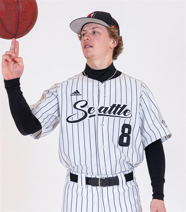 Mens  Youth Seattle Redhawks Custom 2025 White Pinstripe College Baseball Game Jersey