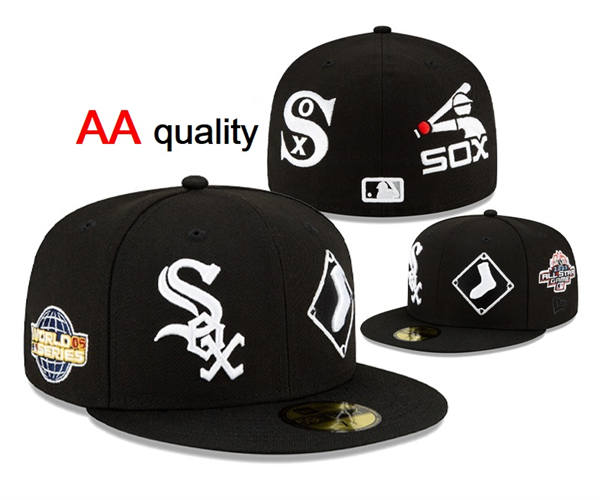 Embroidered Chicago White Sox Black 2005 World Series Snapback Cap YD250303 