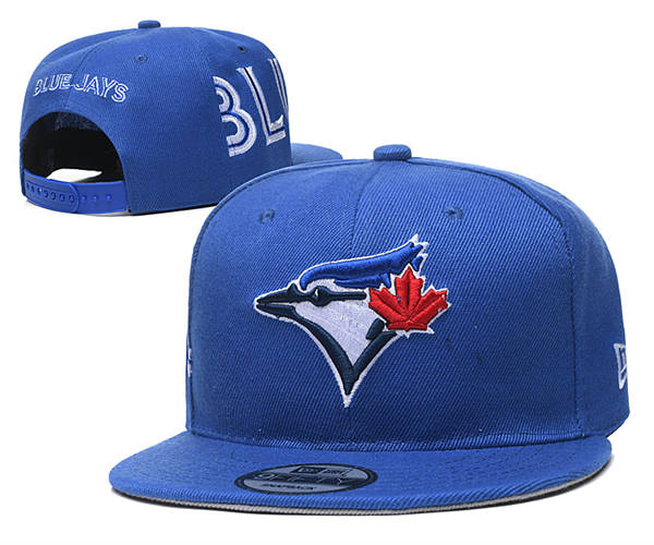 Embroidered MLB Toronto Blue Jays Royal Primary Logo Snapback Hat YD22426