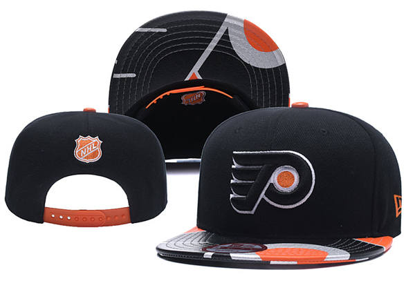 Philadelphia Flyers Black Primary Logo Snapback Hat YD2503212 (3)