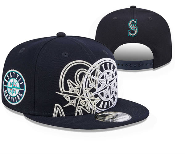 Embroidered MLB Seattle Mariners Snapback Hat YD22117