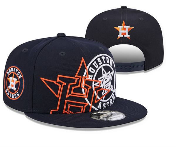 Embroidered MLB Houston Astros Navy Relex logo Snapback Hat YD20940