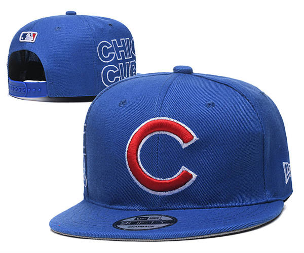Embroidered MLB Chicago Cubs Royal Snapback Hat YD20430