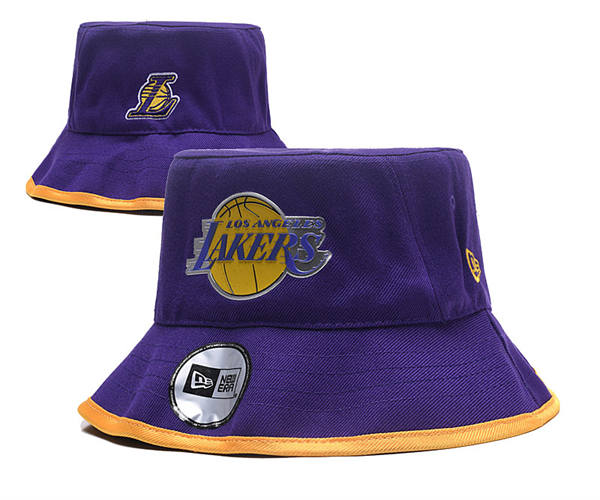 NBA Los Angeles Lakers purple Bucket Hat YD2503211 (2)