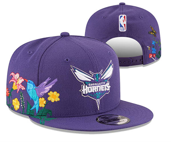 NBA Charlotte Hornets Purple Snapback Hat YD2503211