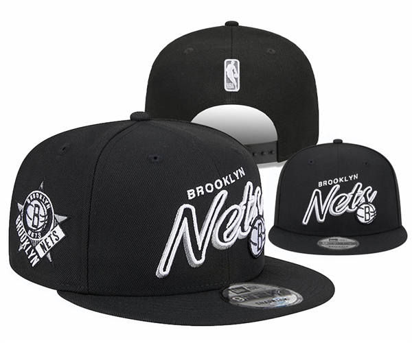 NBA Brooklyn Nets black Legacy True Snapback Hat YD2503211 (3)