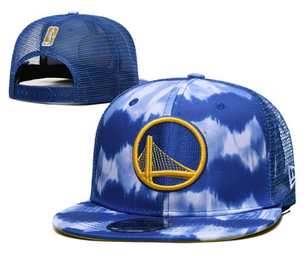 NBA Golden State Warriors Royal White Colorful Snapback Hat YD2503211 (4)
