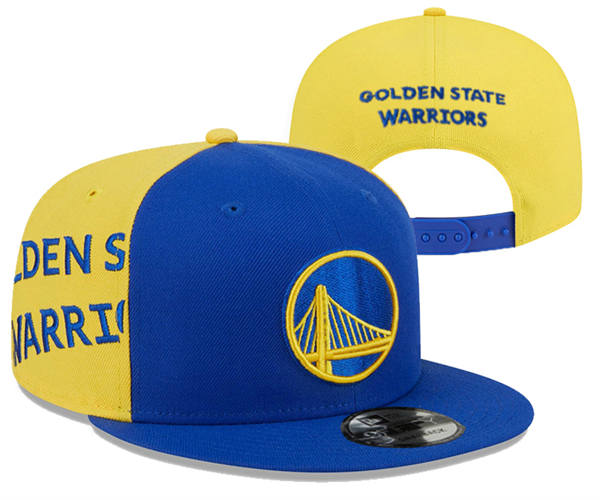 NBA Golden State Warriors Royal Gold Two tone Snapback Hat YD2503211 (3)