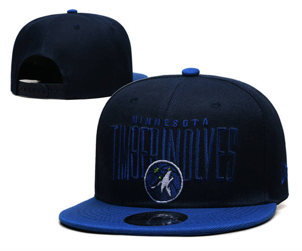 Minnesota Timberwolves navy blue Snapback Cap GS2503223 (2)