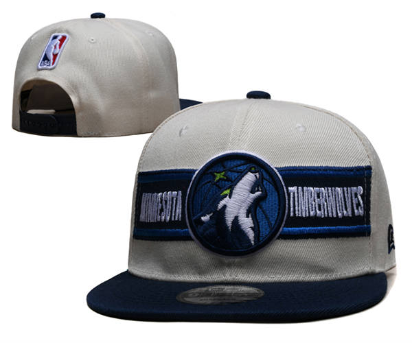 Minnesota Timberwolves gray navy Snapback Cap GS2503223 (1)