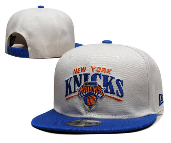 New York Knicks Gray Royal Snapback Cap GS2503223 (1)