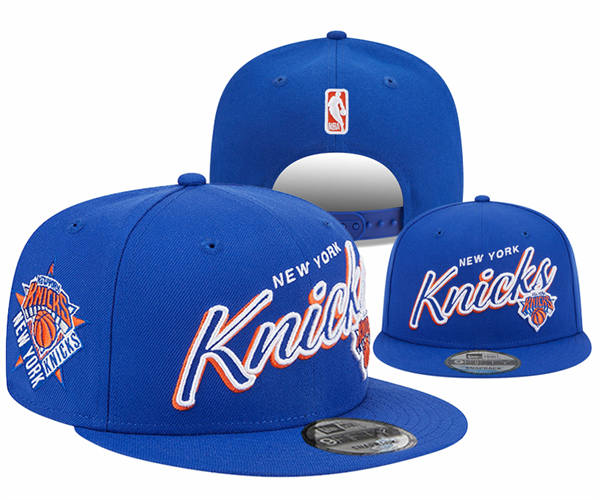 NBA New York Knicks Royal Legacy True Snapback Hat YD2503211 (4)