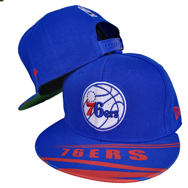 NBA Philadelphia 76ers red Snapback Hat YD2503211 (4)