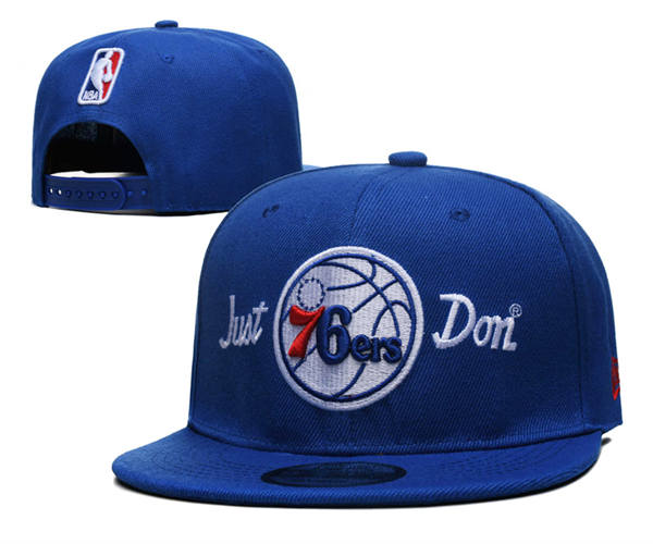 Philadelphia 76ers Royal Justdon Snapback Cap GS2503223 (5)