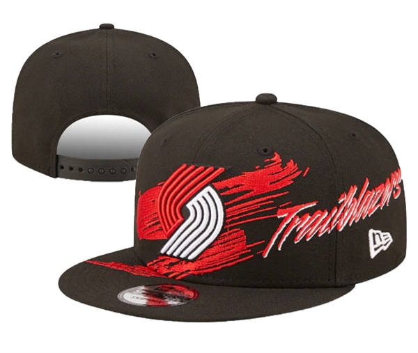 NBA Portland Trail blazers Black Classics Snapback Hat YD2503211 (6)