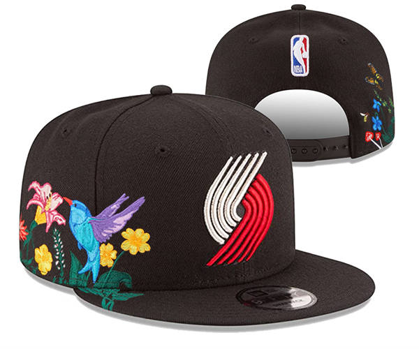 NBA Portland Trail blazers Black garden Snapback Hat YD2503211 (5)