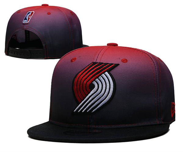 NBA Portland Trail blazers Black colorful BSnapback Hat YD2503211 (1)