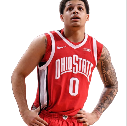 Mens Ohio State Buckeyes #0 John Mobley Jr. Nike 2025 Scarlet Basketball Jersey