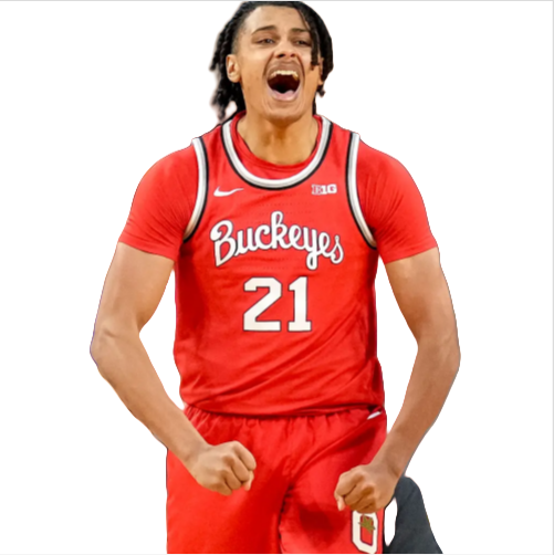 Mens Ohio State Buckeyes #21 Devin Royal Nike Scarlet Retro College Baketball Jersey