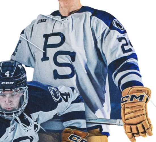 Mens Youth Penn State Nittany Lions Custom Nike 2025 throwback jersey Hockey Jersey