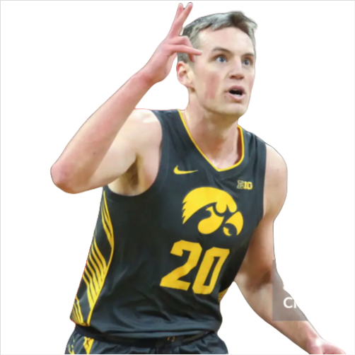 Mens Youth Iowa Hawkeyes #20 Payton Sandfort Black College Basketball Jersey