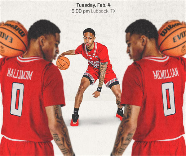 Mens Youth Texas Tech Red Raiders Custom 2025 Red College Basketball Game Jersey