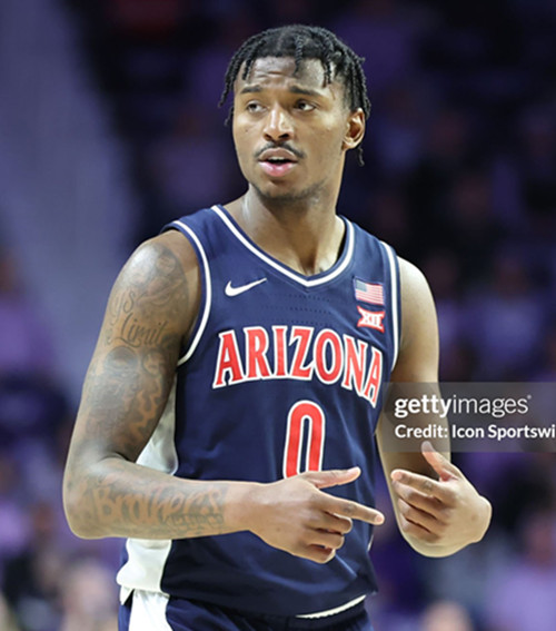 Mens Youth Arizona Wildcats #0 Jaden Bradley Navy Retro College Basketball Game Jersey